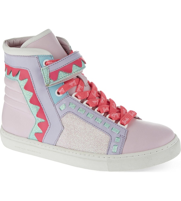 Sophia Webster x Barbie Riko Leather Sneakers available for £330.00
