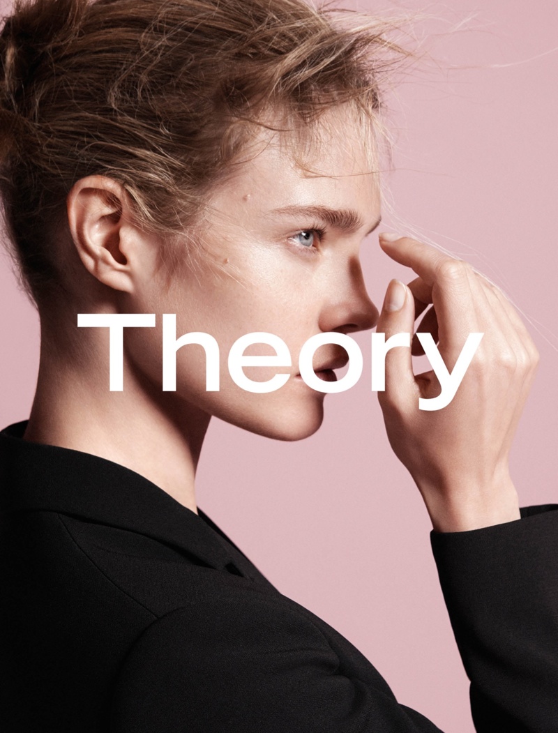 Natalia Vodianova stars in the fall-winter 2015 campaign from Theory