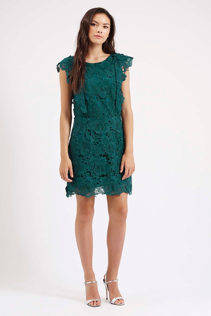 Topshop Scallop Lace A-Line Dress available for $160.00