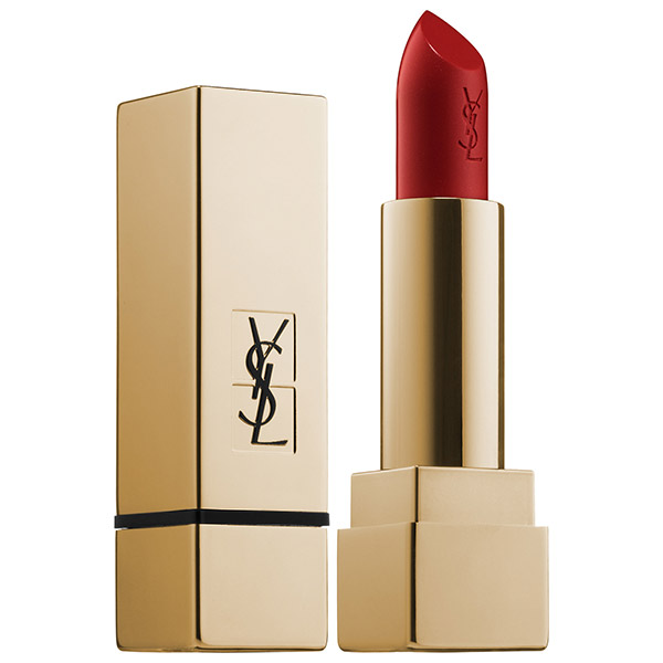 GET THE LOOK: Yves Saint Laurent Rouge pur Couture Satin Lipstick available for $36.00