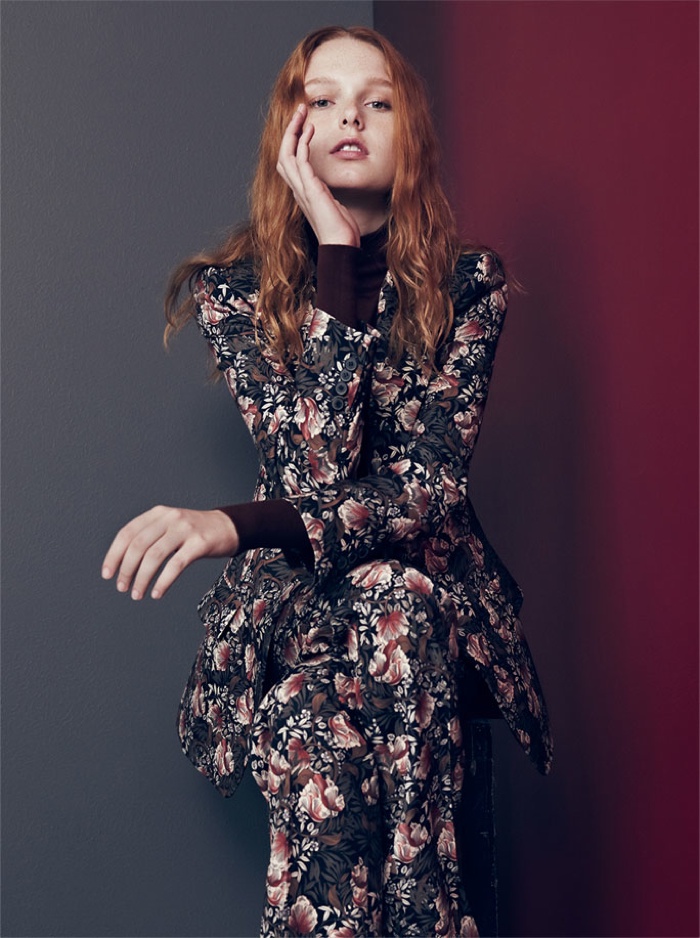 Zara embraces retro style with this floral print dress