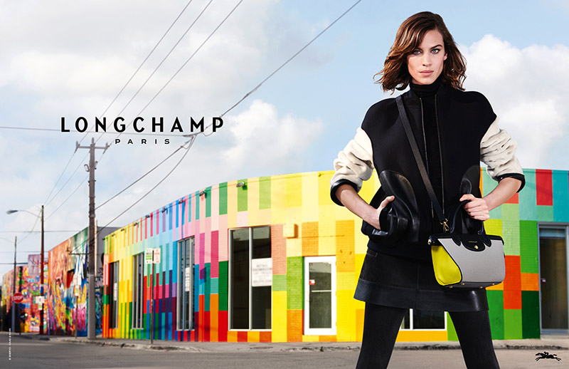 Alexa Chung stars in Longchamp's fall 2015 campaign