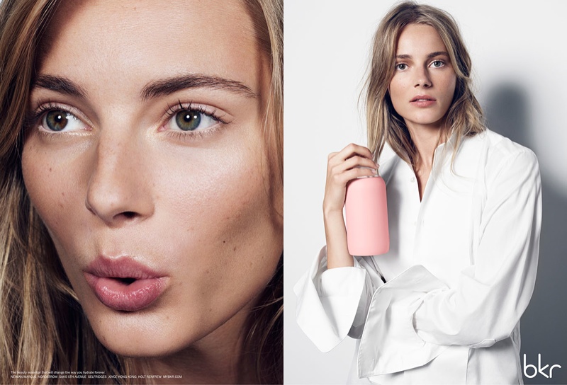Ieva Laguna Fronts BKR Water Bottle 2015 Campaign