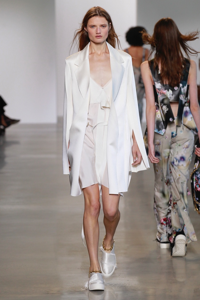 A look from Calvin Klein's spring-summer 2016 collection