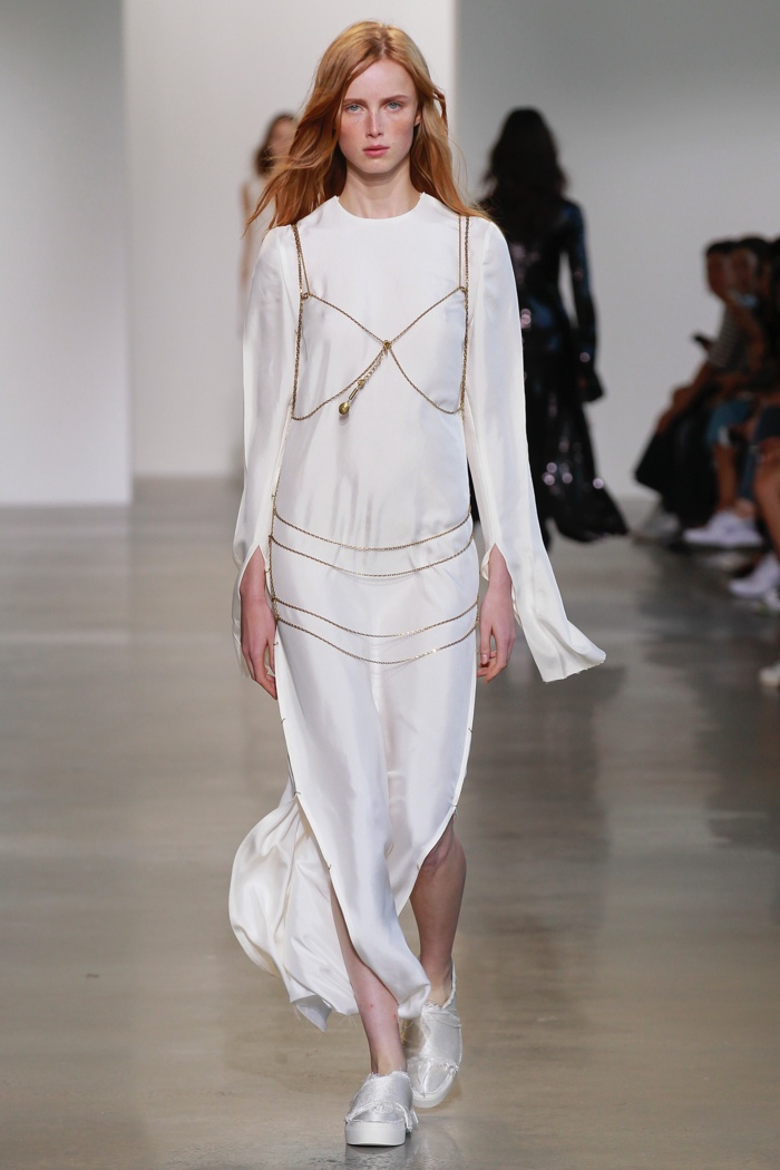 A look from Calvin Klein Collection's spring 2016 show