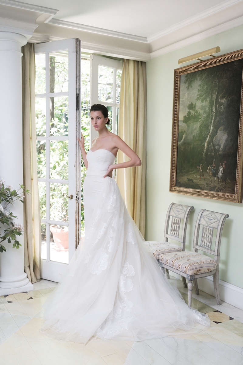 Behind the scenes of Carolina Herrera's spring 2016 bridal campaign