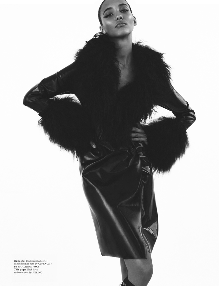 Cora Emmanuel Works It for Wonderland Magazine by Christian Oita
