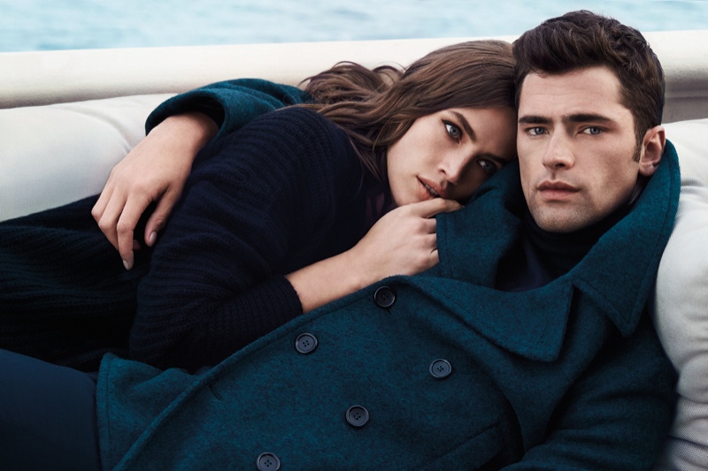 Crista Cober and Sean O'pry star in Cerreuti 1881's fall 2015 campaign