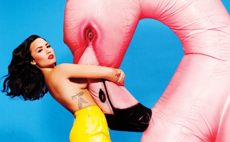 Demi Lovato poses in Complex Magazine