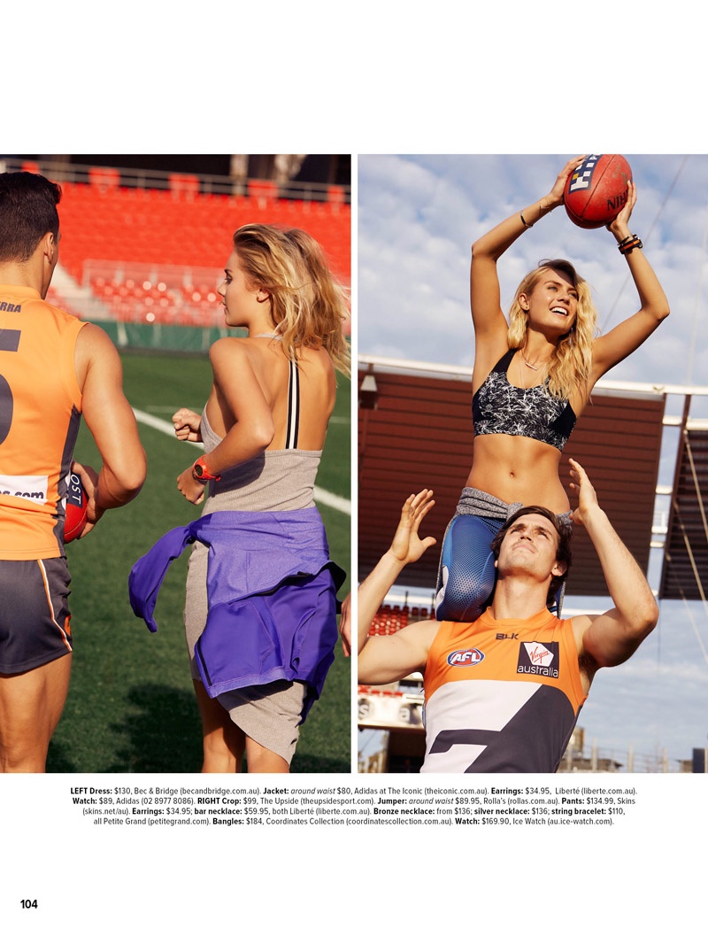 Elyse Knowles Gets Sporty for Cosmopolitan Australia