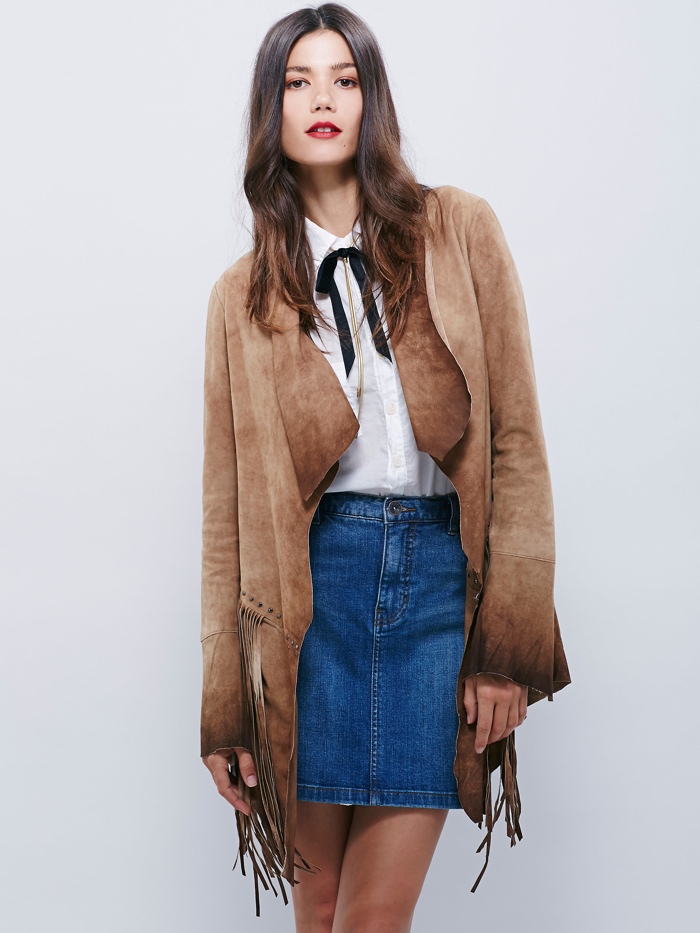 Free People Fringe Suede Jacket available for $1,000.00