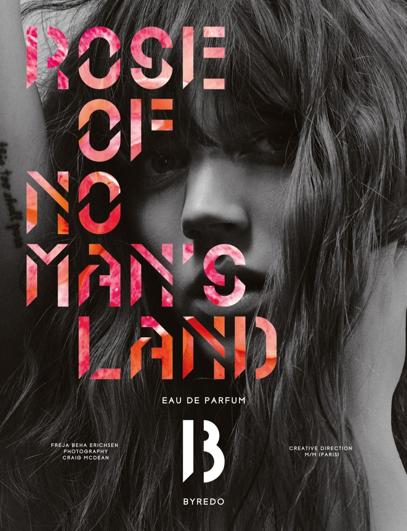 Freja Beha Erichsen stars in Byredo 'Rose of No Man's Land' fragrance campaign