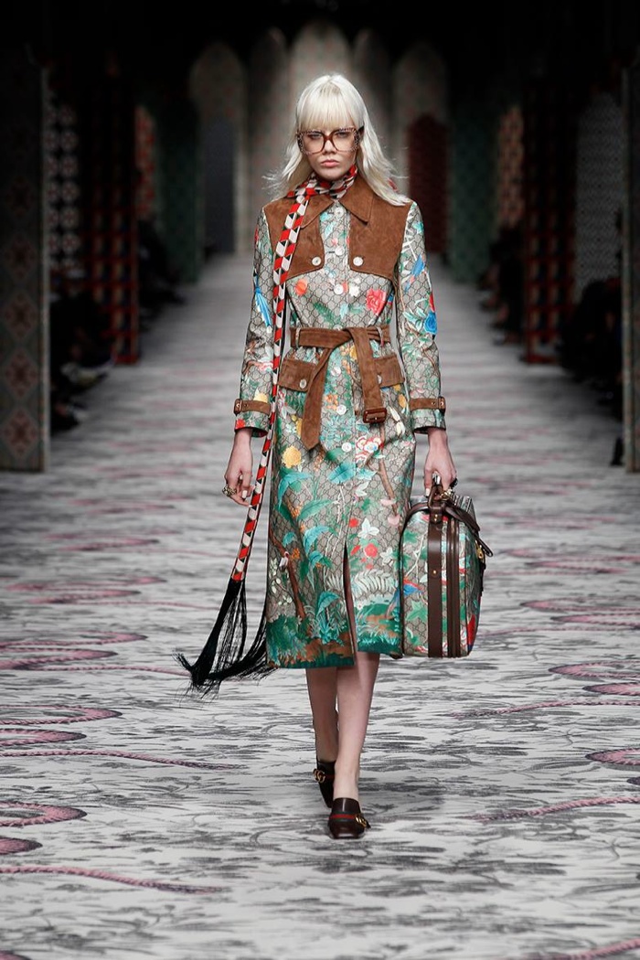 A look from Gucci's spring 2016 collection