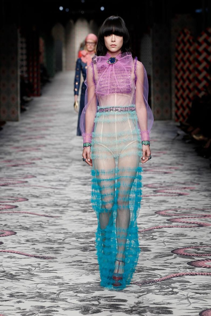 A look from Gucci's spring 2016 collection