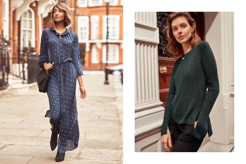 Jourdan Dunn + Kati Nescher Model H&M's Soft Layering – Fashion Gone Rogue