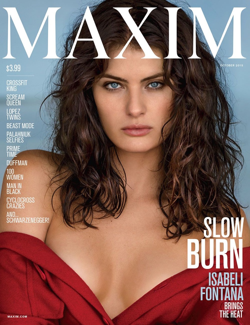 Isabeli Fontana on Maxim October 2015 cover