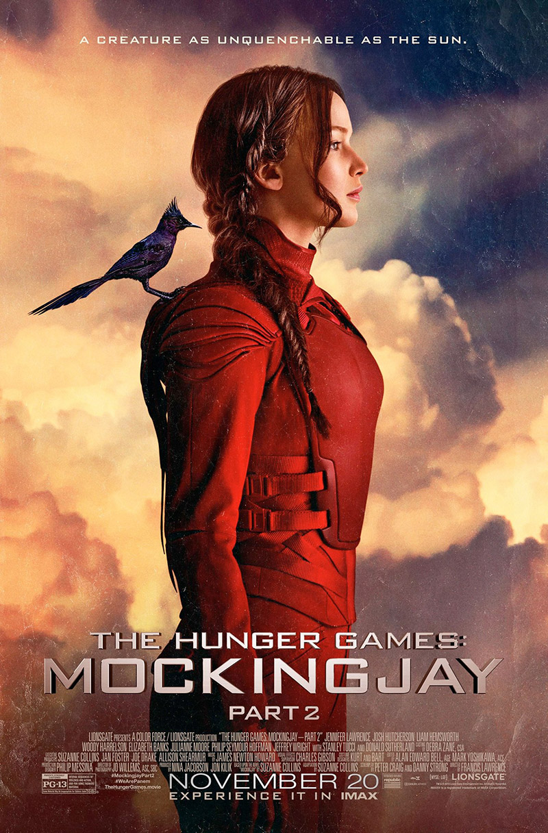 Jennifer Lawrence on 'The Hunger Games: Mocking Jay - Part 2' poster