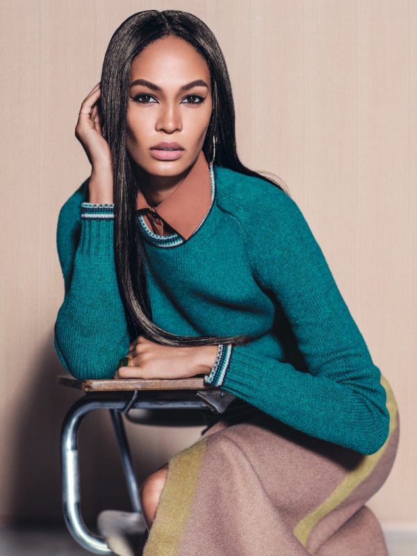 Joan Smalls Wears Back to School Style for Vogue Mexico Editorial