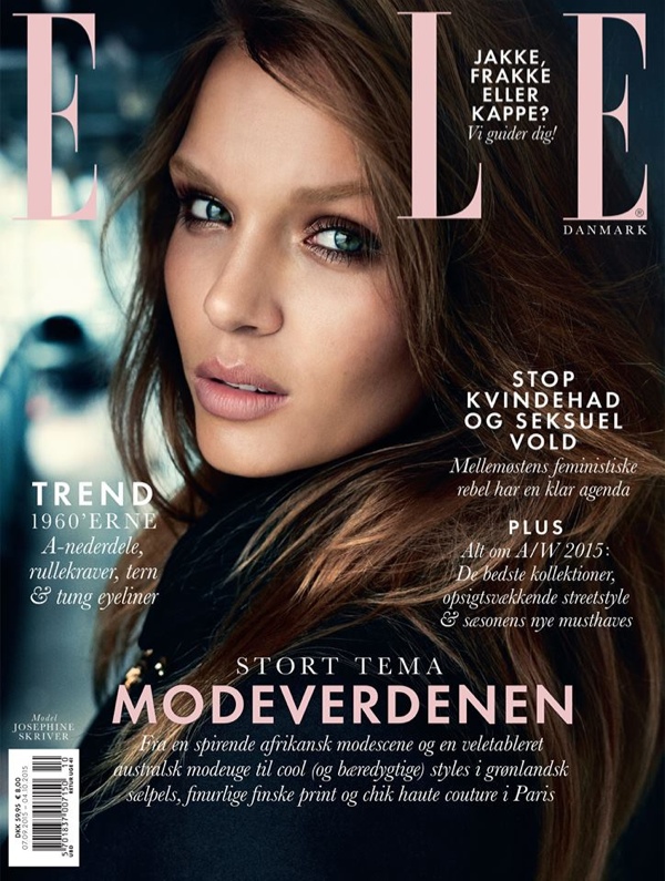 Josephine Skriver on ELLE Denmark October 2015 cover