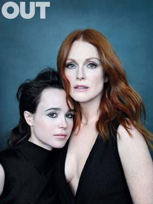 Julianne Moore + Ellen Page Pose for OUT Magazine, Talk 'Freeheld' Movie Julianne Moore + Ellen Page Pose for OUT Magazine, Talk 'Freeheld' Movie