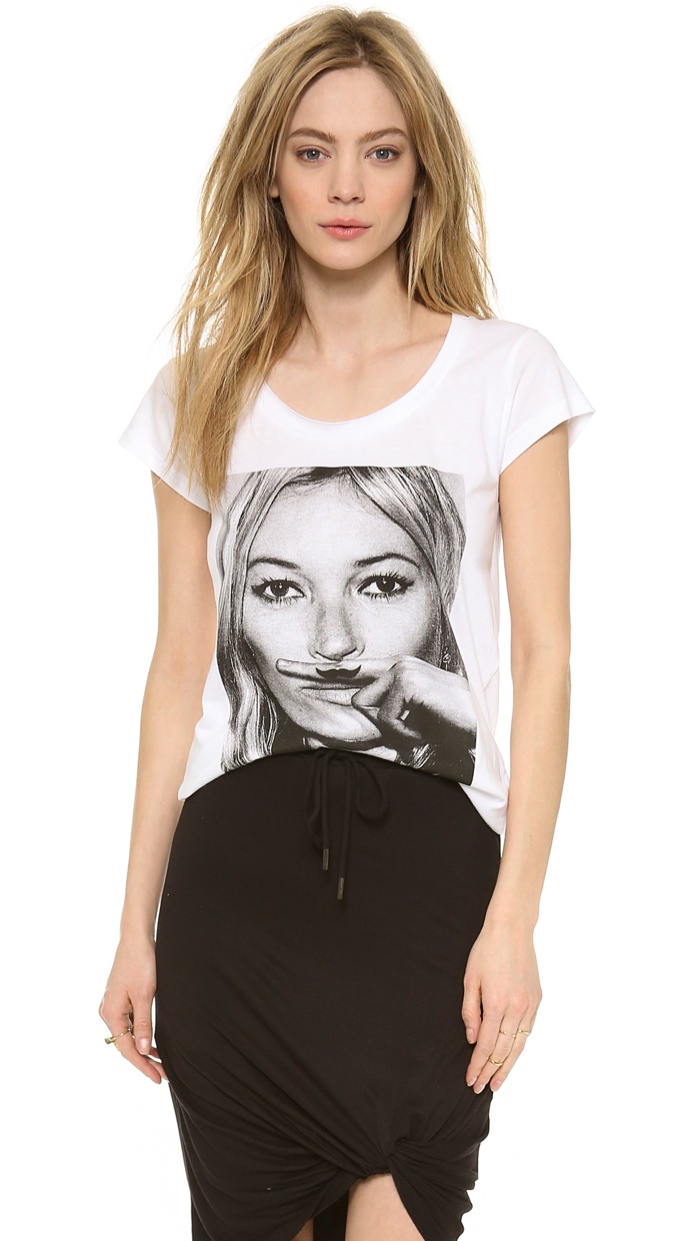 ElevenParis Kate Moss Mustache Tee available for $49.00