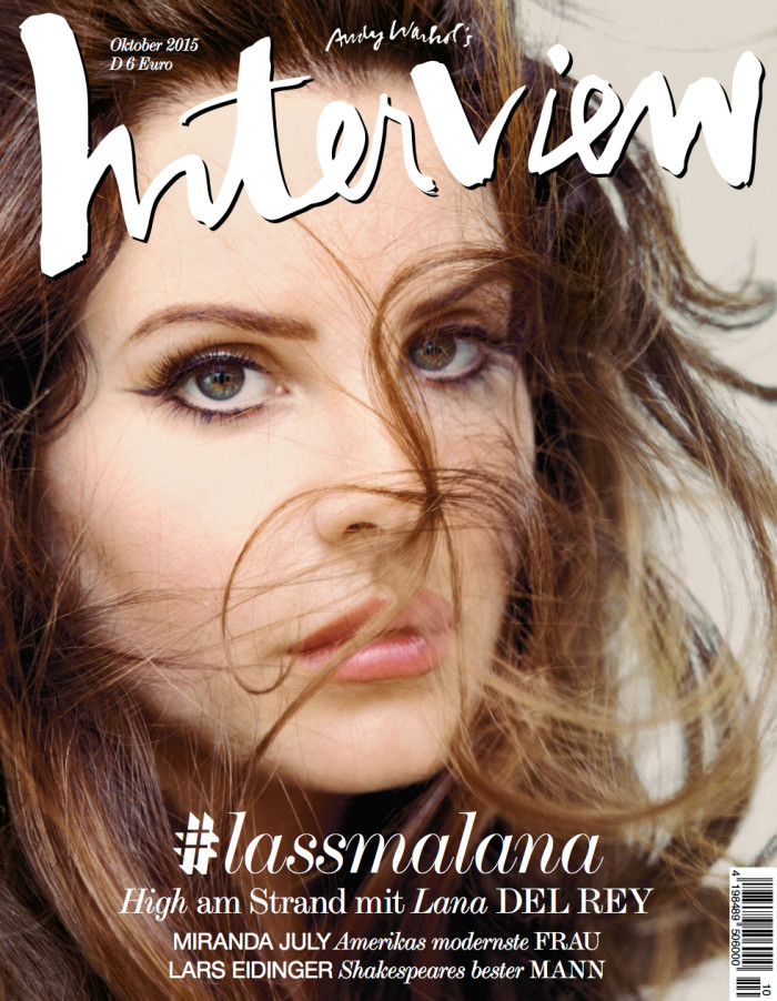 Lana Del Rey on Interview Germany October 2015 cover