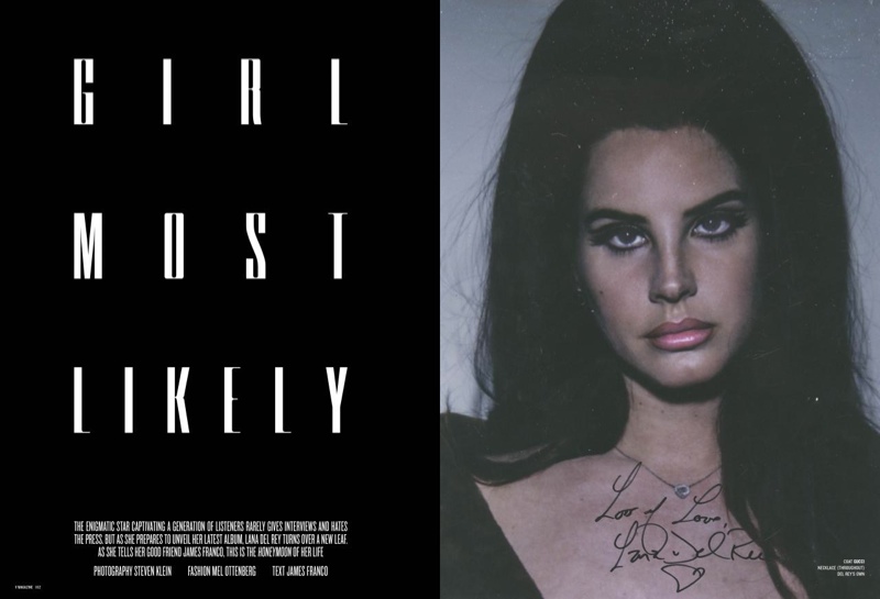 Lana Del Rey poses in polaroids photographed by Steven Klein