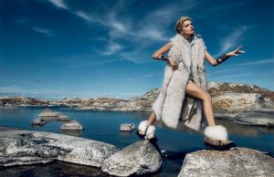 Lily Donaldson is 'The Nordic Queen' in Wintry Vogue Japan Editorial Lily Donaldson is 'The Nordic Queen' in Wintry Vogue Japan Editorial