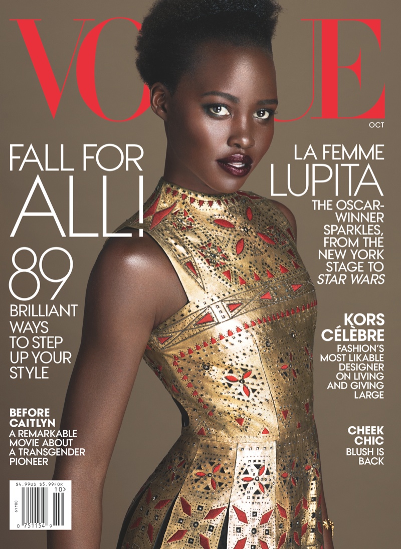 Lupita Nyong’o Shines On Her Second Vogue Cover