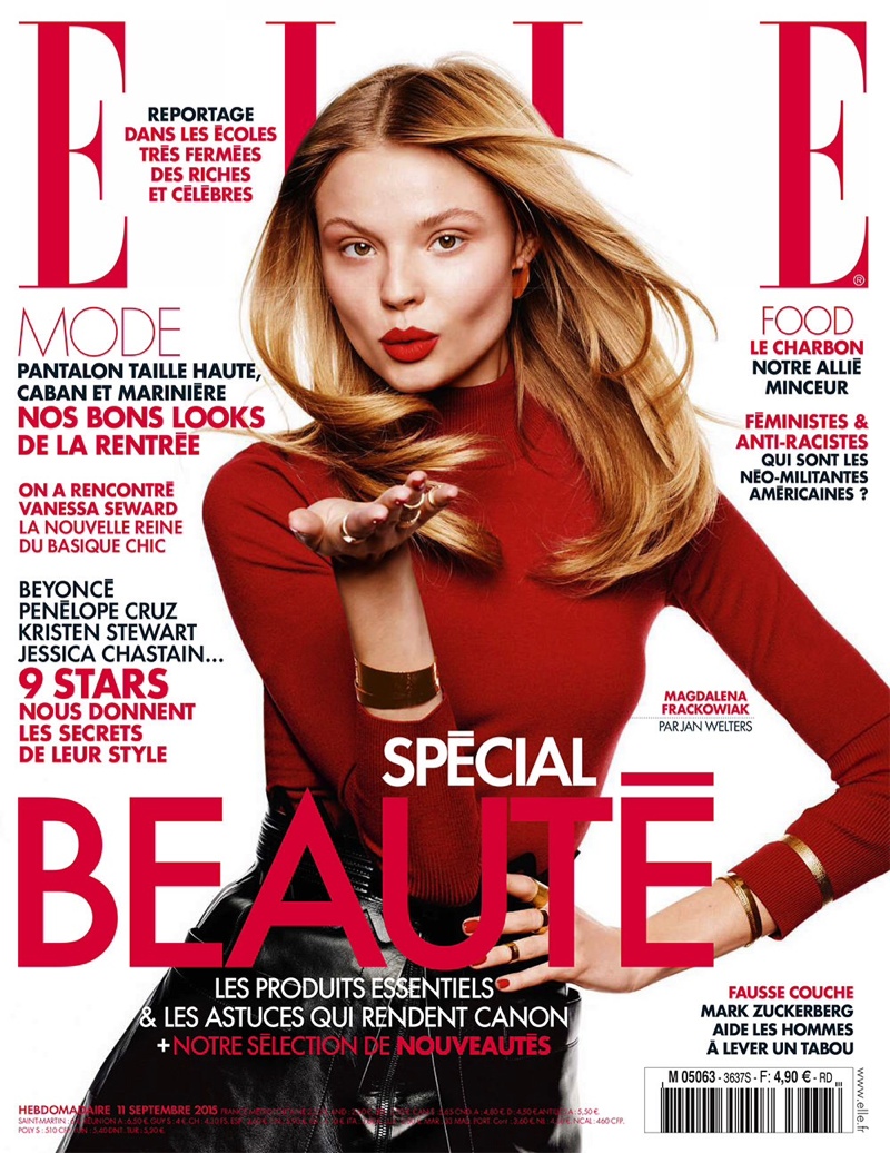 Image result for magdalena frackowiak magazine cover vogue france