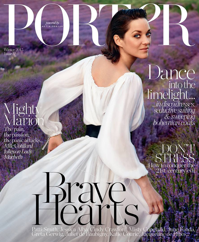 Marion Cotillard stars on PORTER Magazine winter 2015 cover