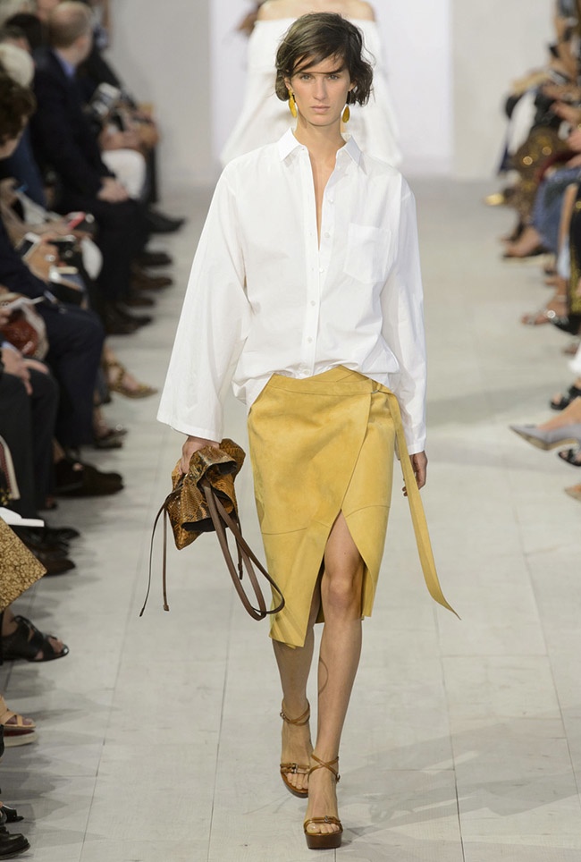 A look from Michael Kors Collection spring 2016 show