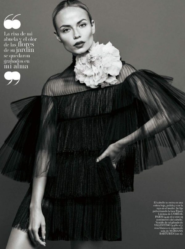 Natasha Poly Stars in Glam Editorial for S Moda September