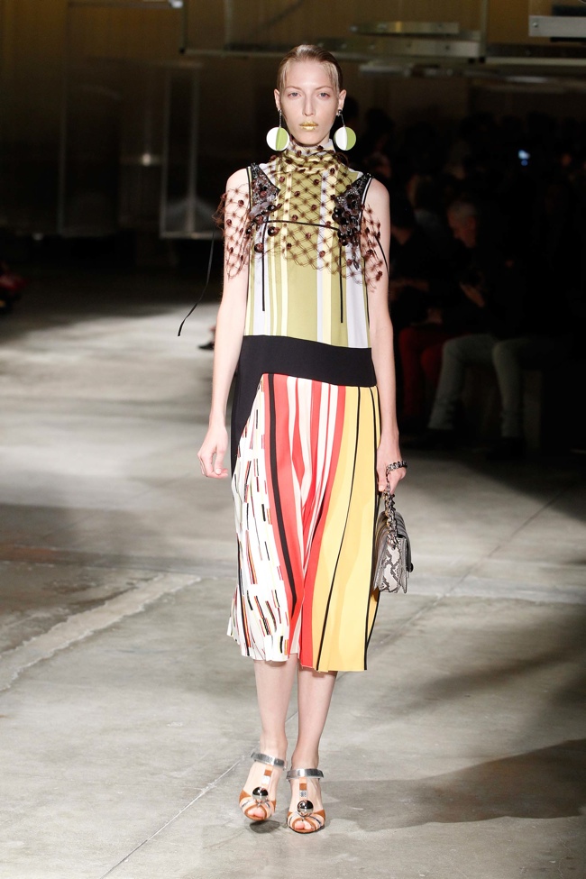 A look from Prada's spring 2016 collection