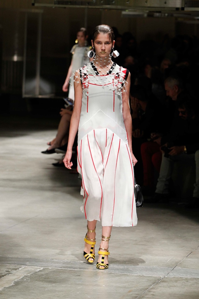 A look from Prada's spring-summer 2016 collection