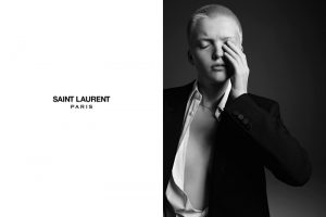 Ruth Bell Makes the Buzz Cut on Trend for Saint Laurent