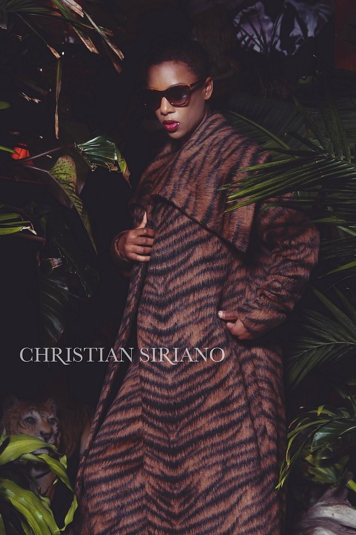 Samira Wiley poses for Christian Siriano photo shoot