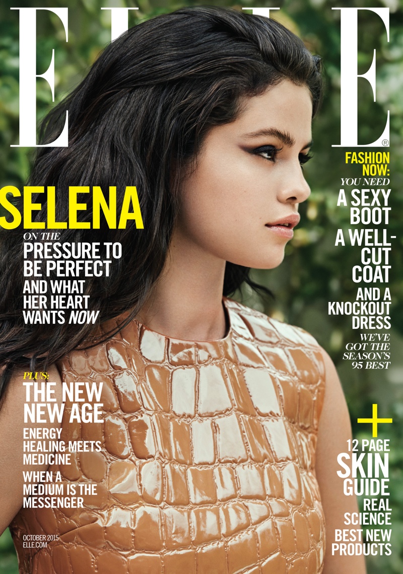 Selena Gomez on ELLE October 2015 cover