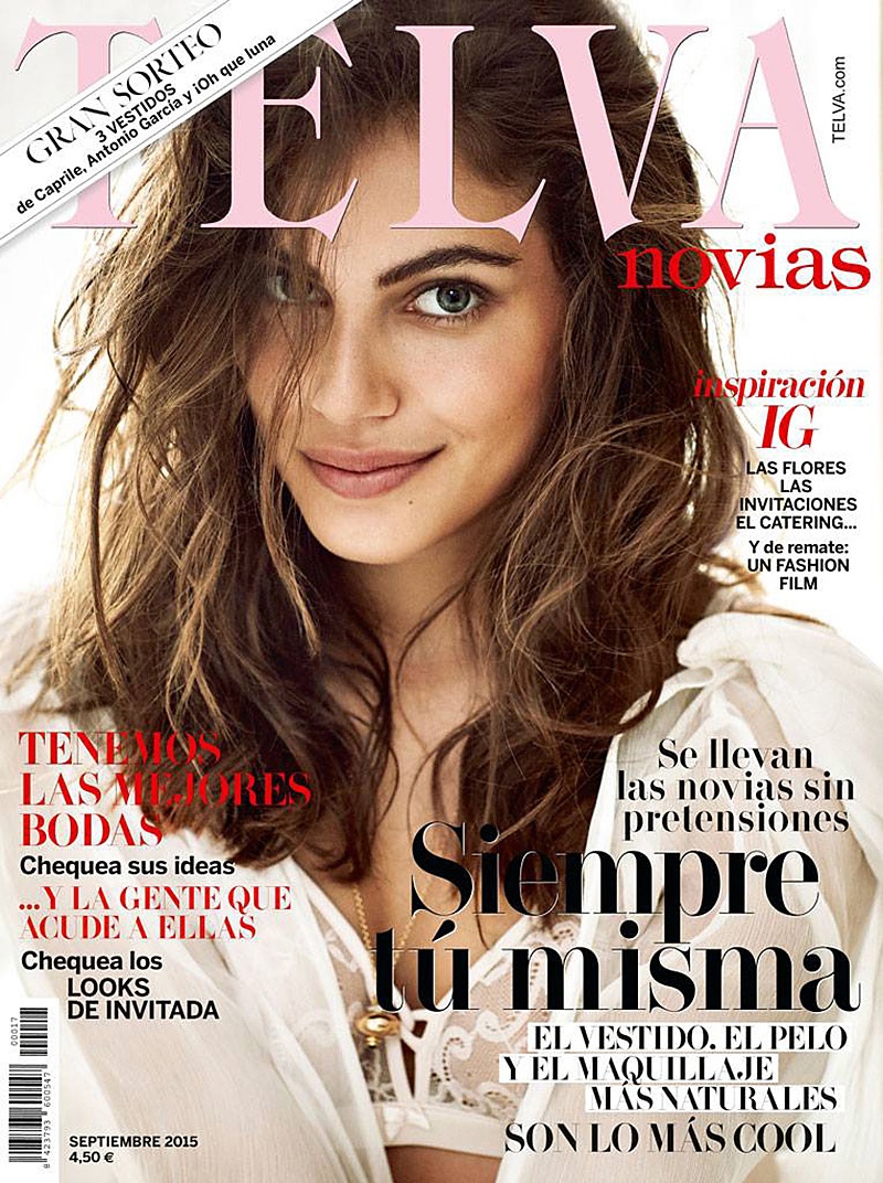 Shlomit Mlka on Telva Novias September 2015 cover
