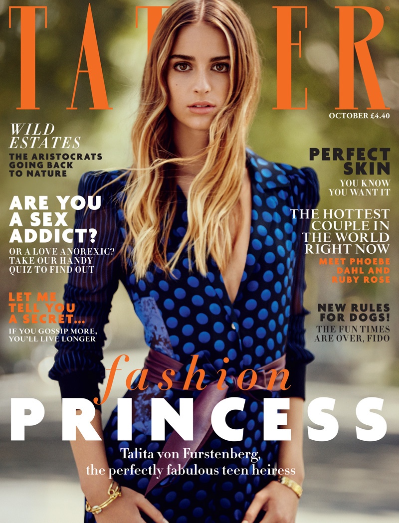Talita Von Furstenberg Stars in Tatler UK Cover Story by Jason Kim