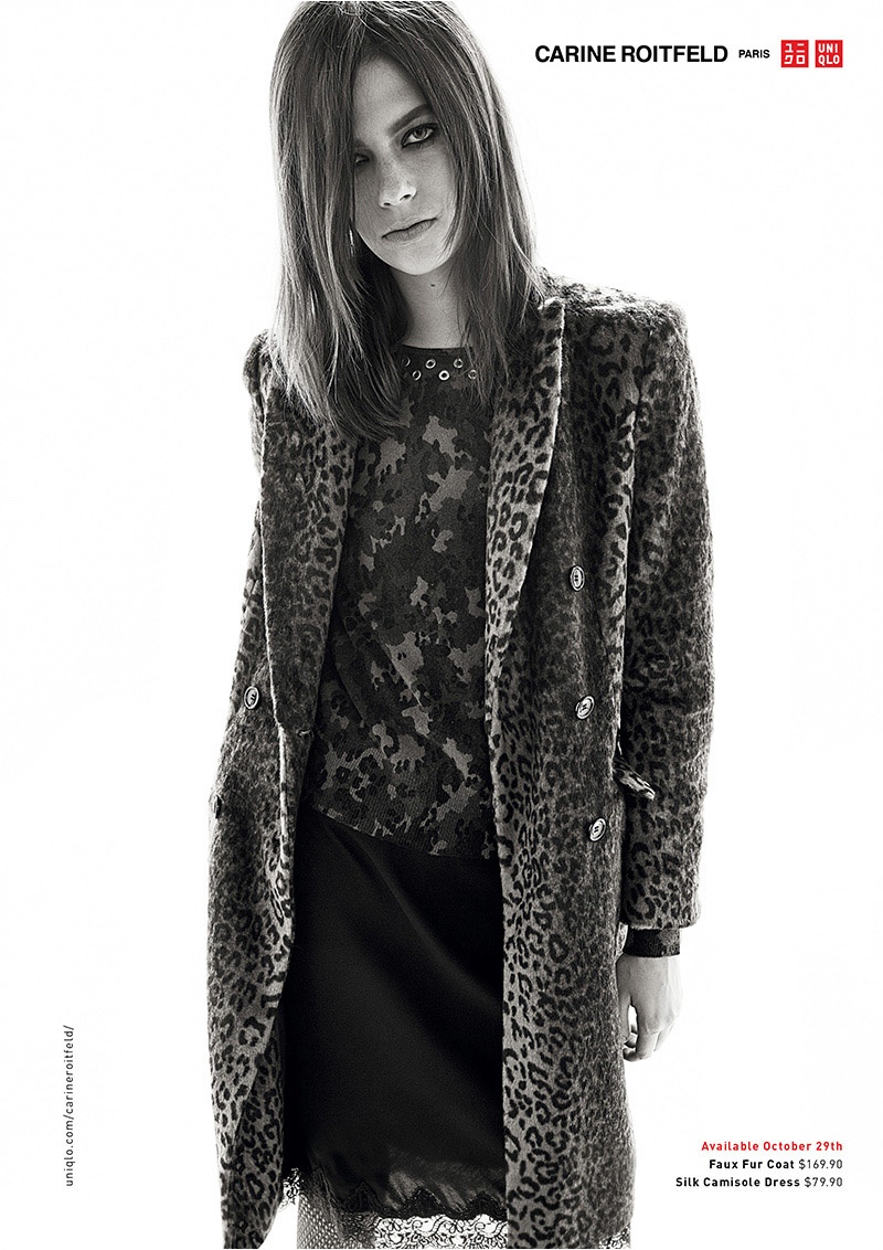 Lexi Boling Channels Carine Roitfeld for Stylist’s Uniqlo Collaboration