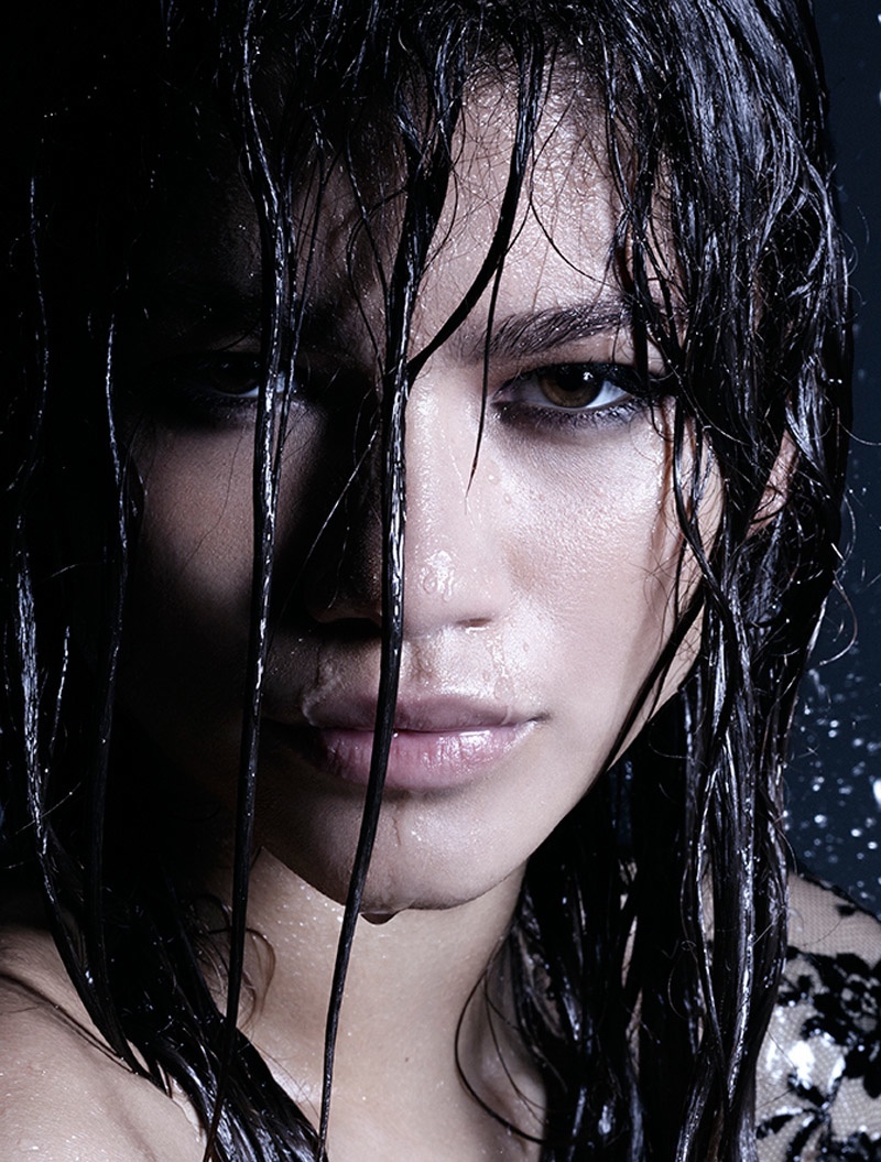 Zendaya wears the wet hair look. Photo: Rankin