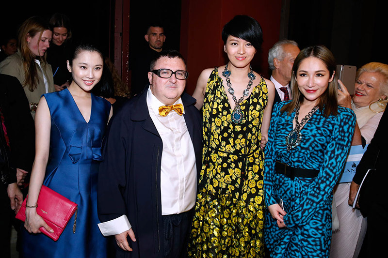 Alber Elbaz at Lanvin's spring-summer 2016 show. Photo: Getty Images for Lanvin