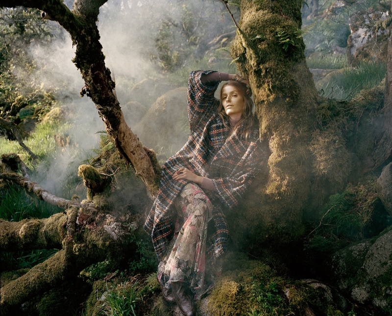 Alisa Ahmann Heads to the Outdoors for PORTER by Yelena Yemchuk