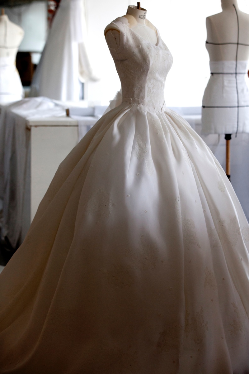 An image of Angelababy's wedding dress. Photo: Dior