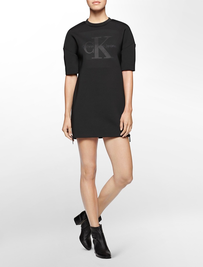 Calvin Klein Black Series Spacer Tee Dress