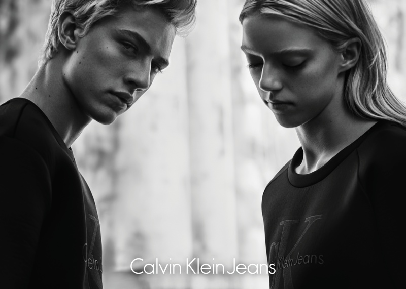 Lucky Blue and Pyper America star in Calvin Klein Jeans Black Series campaign