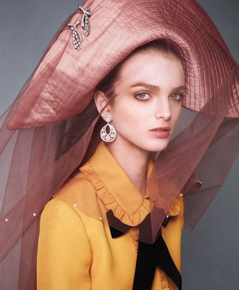 'Pirates and Princesses' fashion editorial from Harper's Bazaar's December/January issue