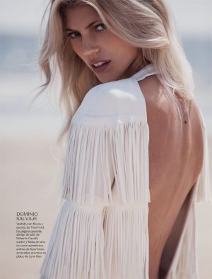 Devon Windsor is a Beach Beauty for Vogue Mexico by Dean Isidro