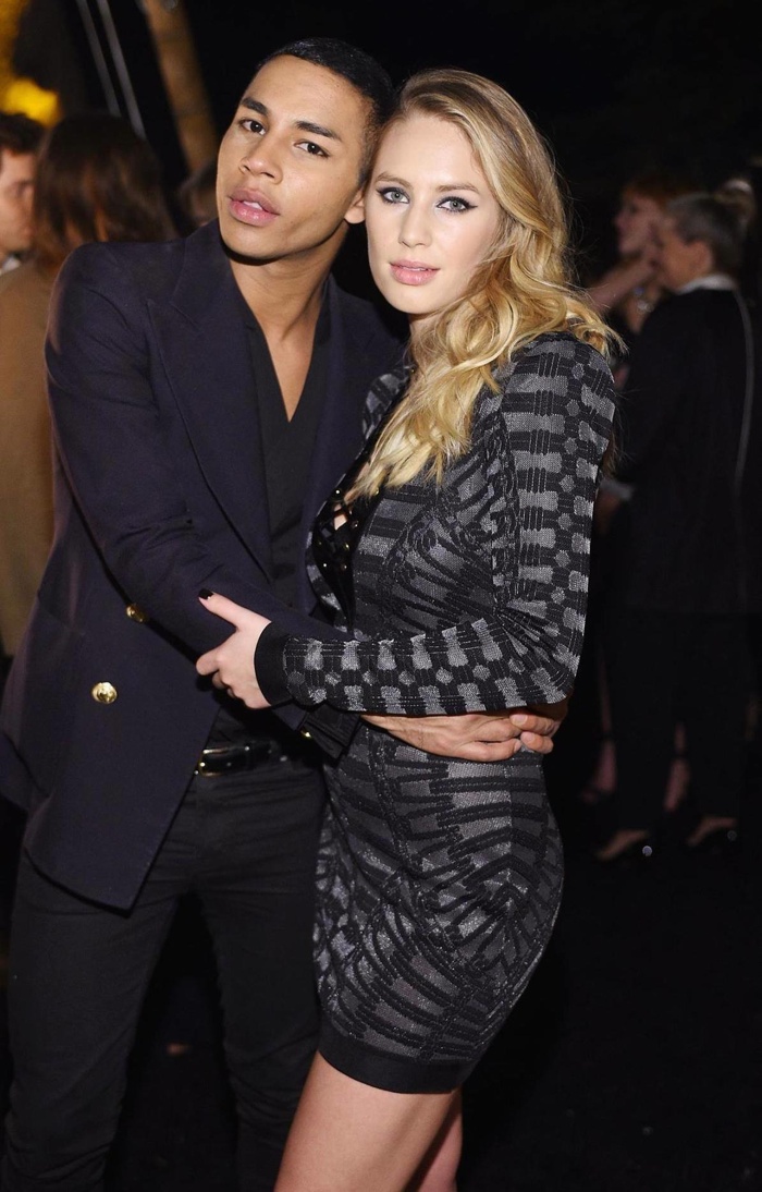 Olivier Rousteing and Dylann Penn